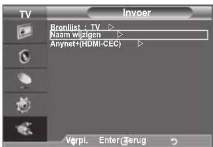 SAMSUNG LE40A4577C1DXXC - De namen van de ingangsbron bewerken - 1