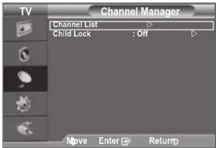 SAMSUNG LE40A4577C1DXXC - > Channel mode - 2