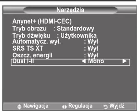 SAMSUNG LE40A4577C1DXXC - Wybieranie trybu dzwieku - 1
