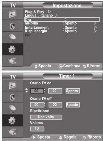SAMSUNG LE40A4577C1DXXC - Accensione e spegnimento automatico del teilevisore - 1