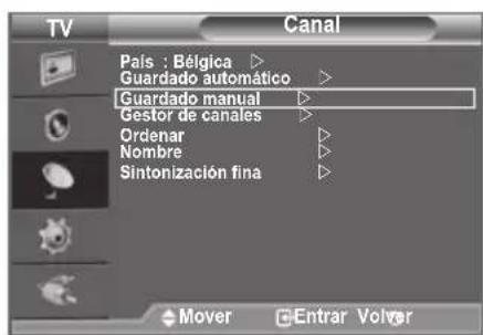 SAMSUNG LE40A4577C1DXXC - Memoración manual de canales - 1