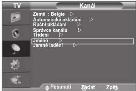 SAMSUNG LE40A4577C1DXXC - Přirazovani názvů kanálu - 1