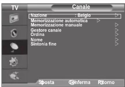 SAMSUNG LE40A4577C1DXXC - Memorizzazione automatica dei canali - 1