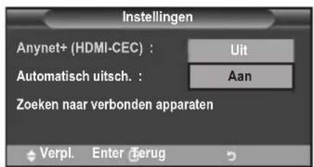 SAMSUNG LE40A4577C1DXXC - De functie Anynet+gebruiken - 3