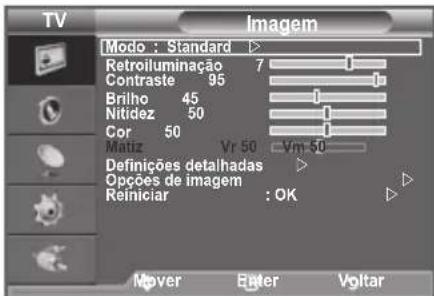 SAMSUNG LE40A4577C1DXXC - Alterar o padrão de imagem - 1