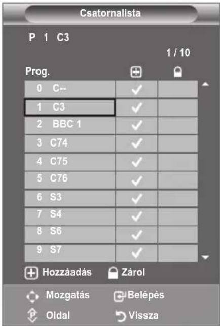 SAMSUNG LE40A4577C1DXXC - A Csatornakezelo elementel kenyelmesen zárolhat vagy hozzaadhat csatornákat. - 3