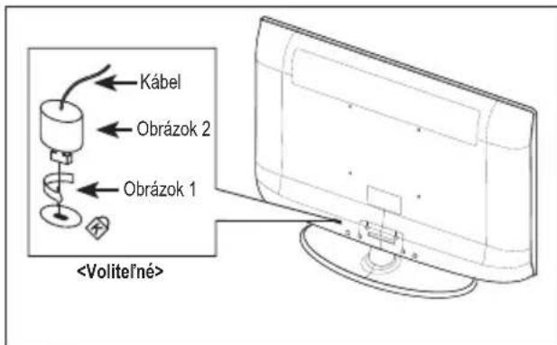 SAMSUNG LE40A4577C1DXXC - Použitie zabezpečovacieho Kensington zámku proti odcudzeniu (v závislosti od modelu) - 1