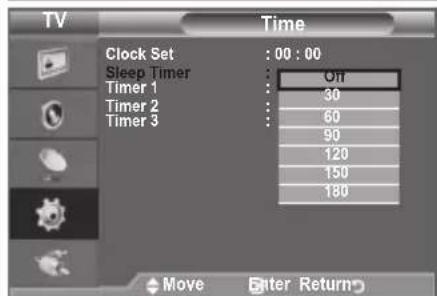 SAMSUNG LE40A4577C1DXXC - Setting the Sleep Timer - 2