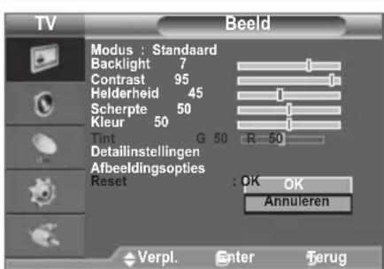 SAMSUNG LE40A4577C1DXXC - U kurz terugkeren maar de standardfabrieksinstellungen. - 1