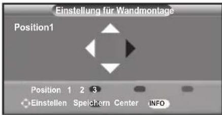 SAMSUNG LE40A4577C1DXXC - Einstellen einer gespeicherten Position - 1
