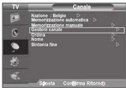 SAMSUNG LE40A4577C1DXXC - Aggiunta / Blocco di canali - 1