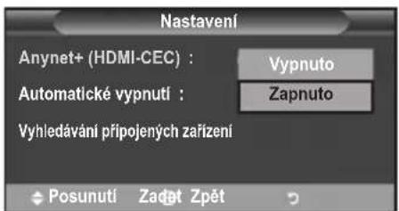 SAMSUNG LE40A4577C1DXXC - Použiti funkce Anynet+ - 3