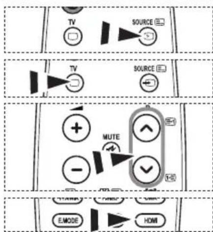 SAMSUNG LE40A4577C1DXXC - Vous pouvez selectionner parmi les sources exterieures connectees aux prises d'entrée du téléviseur. - 3