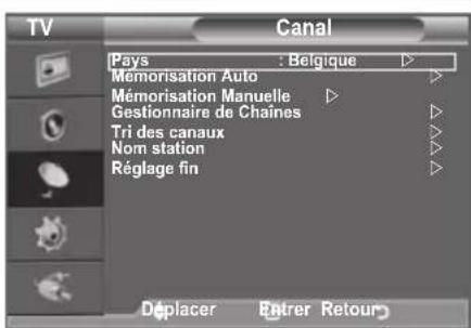 SAMSUNG LE40A4577C1DXXC - Mémorisation automatique des canaux - 1