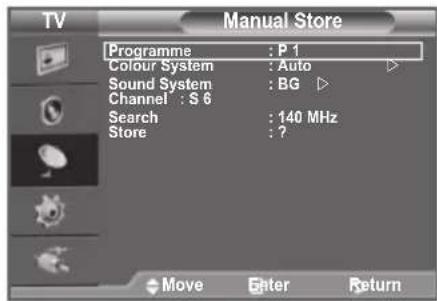 SAMSUNG LE40A4577C1DXXC - Samodejno shranjevanje kanalov - 2
