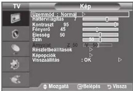 SAMSUNG LE40A4577C1DXXC - Képtípus módosítása - 1
