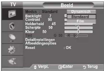 SAMSUNG LE40A4577C1DXXC - De beeldstandaard wijzigen - 2