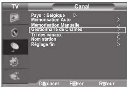 SAMSUNG LE40A4577C1DXXC - Ajout/Verrouillage de canaux - 1