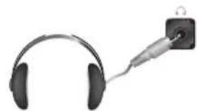 SAMSUNG LE40A4577C1DXXC - Branchement du casque (vendu séparément) - 1