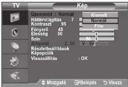 SAMSUNG LE40A4577C1DXXC - Képtípus módosítása - 2