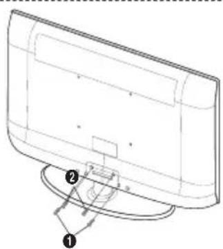 SAMSUNG LE40A4577C1DXXC - Instalar a Base - 2