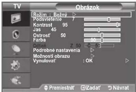 SAMSUNG LE40A4577C1DXXC - Zmena obrazovej normy - 1