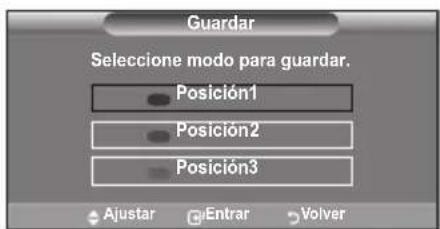 SAMSUNG LE40A4577C1DXXC - Memorización de la posición - 3