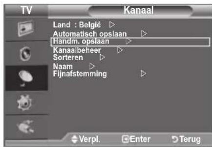 SAMSUNG LE40A4577C1DXXC - Kanalen handmatig opslaan - 1