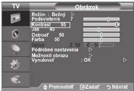 SAMSUNG LE40A4577C1DXXC - Nastavenie vlastného obrazu - 1