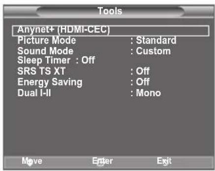 SAMSUNG LE40A4577C1DXXC - Using the TOOLS Button - 1