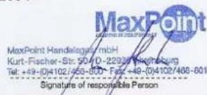 KeySonic ACK340 U+ - Declaration of Conformity - 2