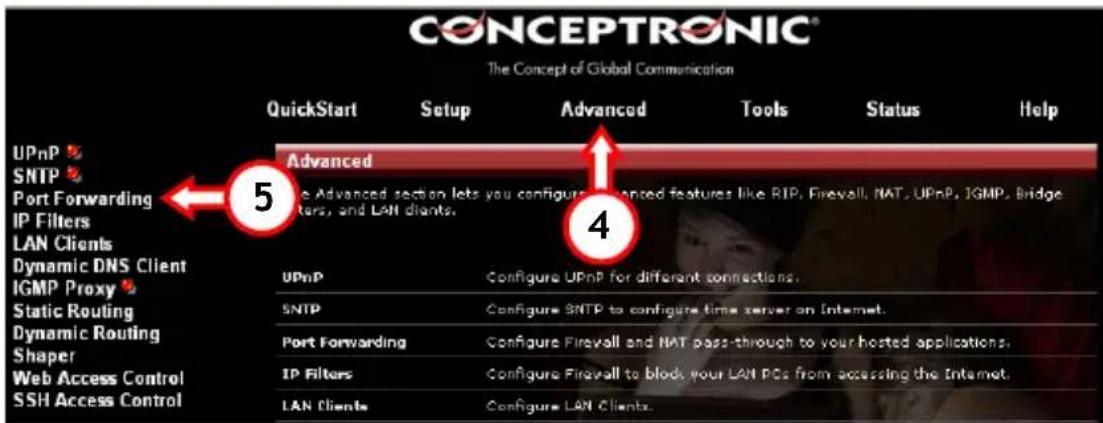 CONCEPTRONIC ADSL2+ Router - Nota: - 1
