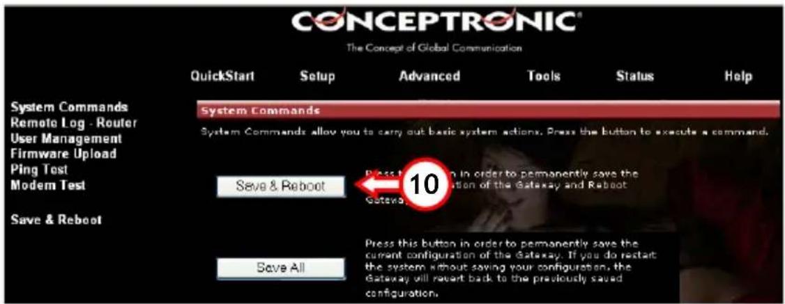 CONCEPTRONIC ADSL2+ Router - Configuration manuelle de votre Connexion à Internet - 2