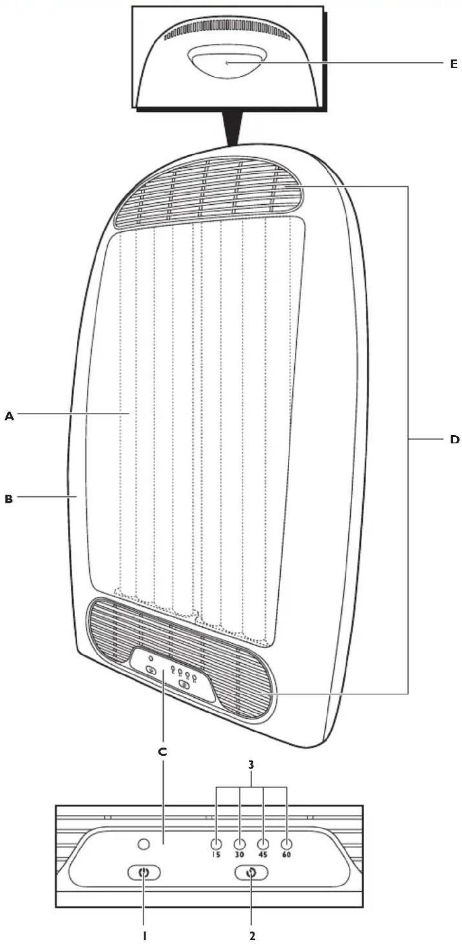 PHILIPS briteLITE 6 HF3310 - 2