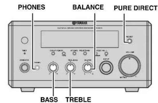 YAMAHA PianoCraft MCRE810 - Operaciones básicas del receptor - 1