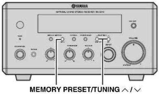 YAMAHA PianoCraft MCRE810 - Presintonización manual - 1