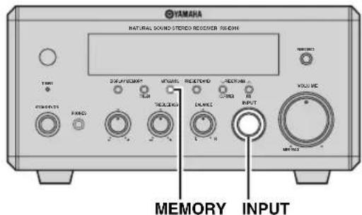 YAMAHA PianoCraft MCRE810 - Mise en mémoire automatique des fréquences - 1