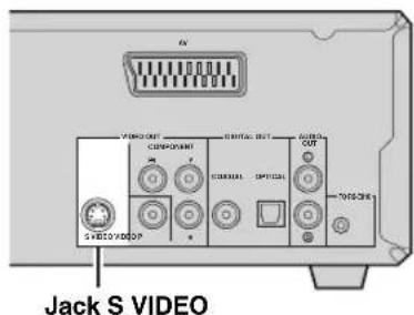 YAMAHA PianoCraft MCRE810 - Conexión de S-vdeo - 1