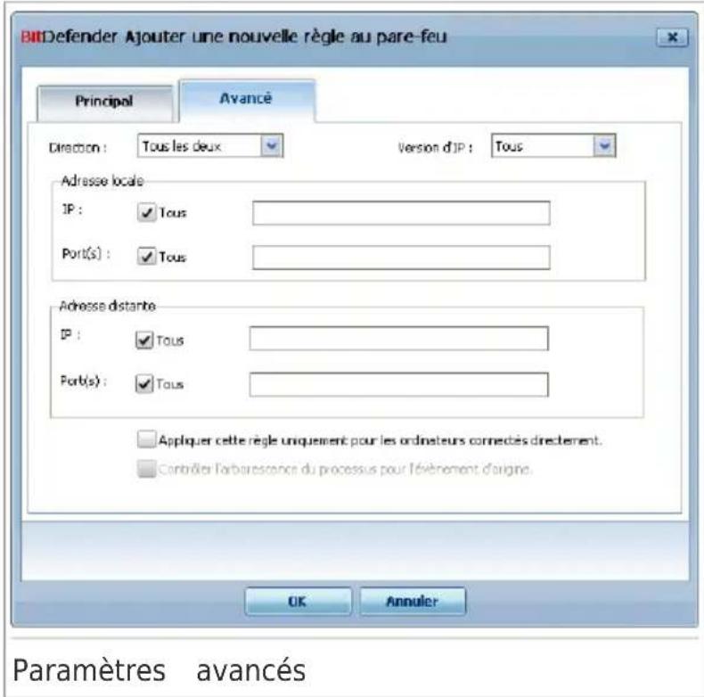 BITDEFENDER Total Security 2010 - Conguration des paramètres avances - 1