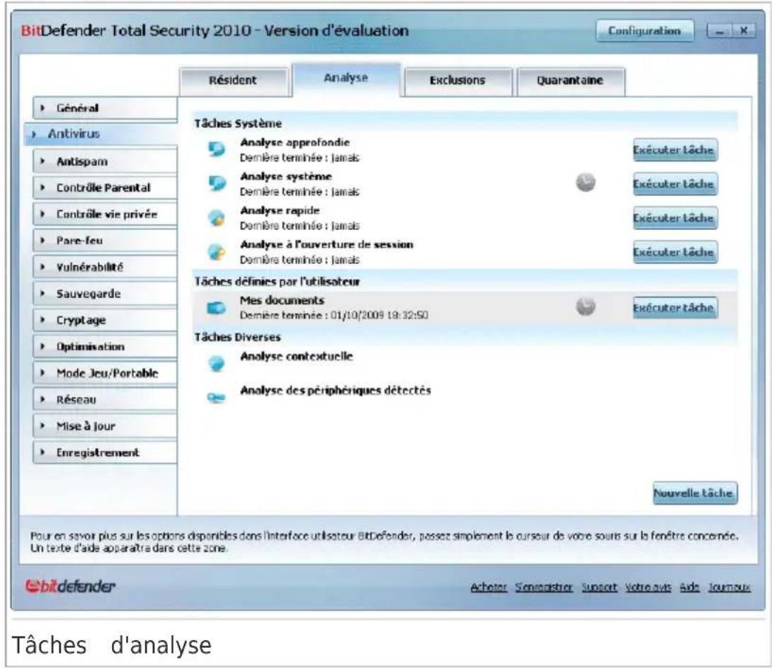 BITDEFENDER Total Security 2010 - Analyse à la demande - 1