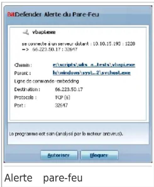 BITDEFENDER Total Security 2010 - Ajouter des régles automatiquement - 1