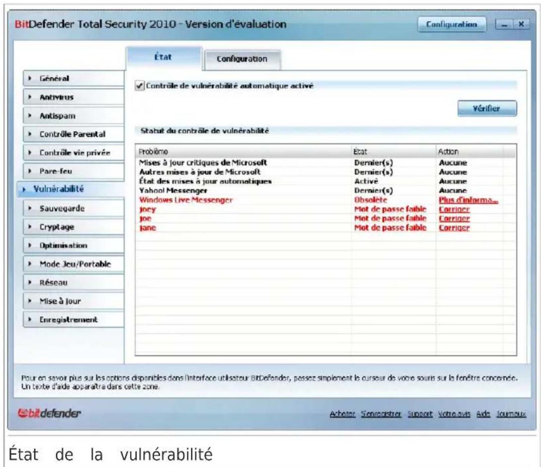BITDEFENDER Total Security 2010 - État - 1
