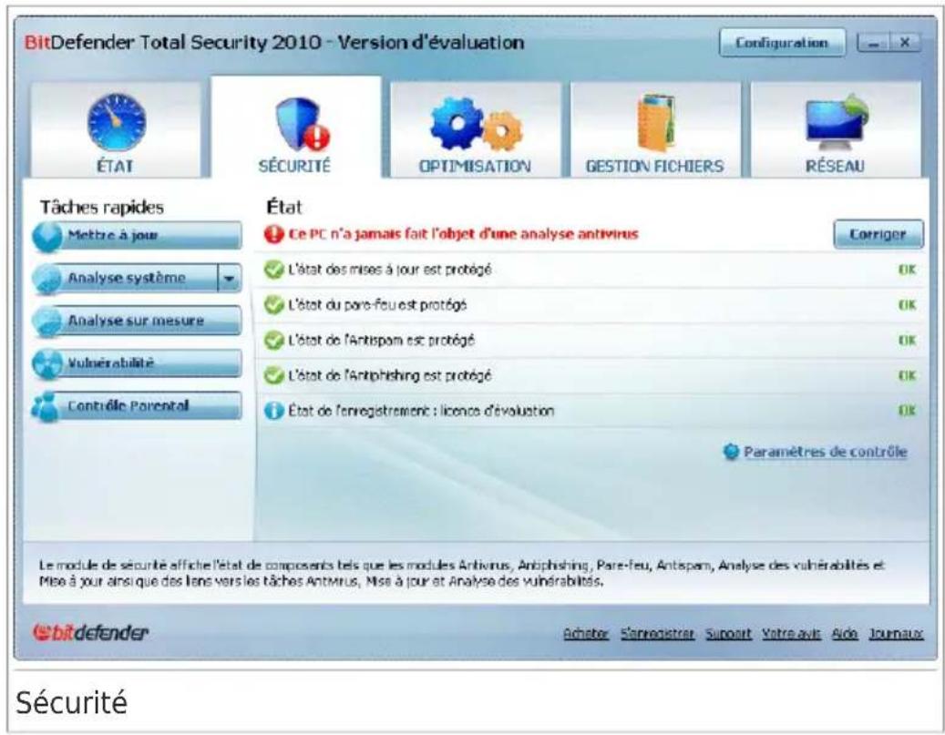 BITDEFENDER Total Security 2010 - Sécurité - 1