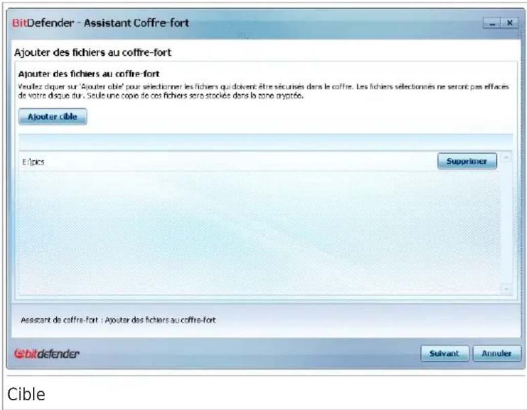 BITDEFENDER Total Security 2010 - Étape 1/6 - Sélectionner la cible - 1