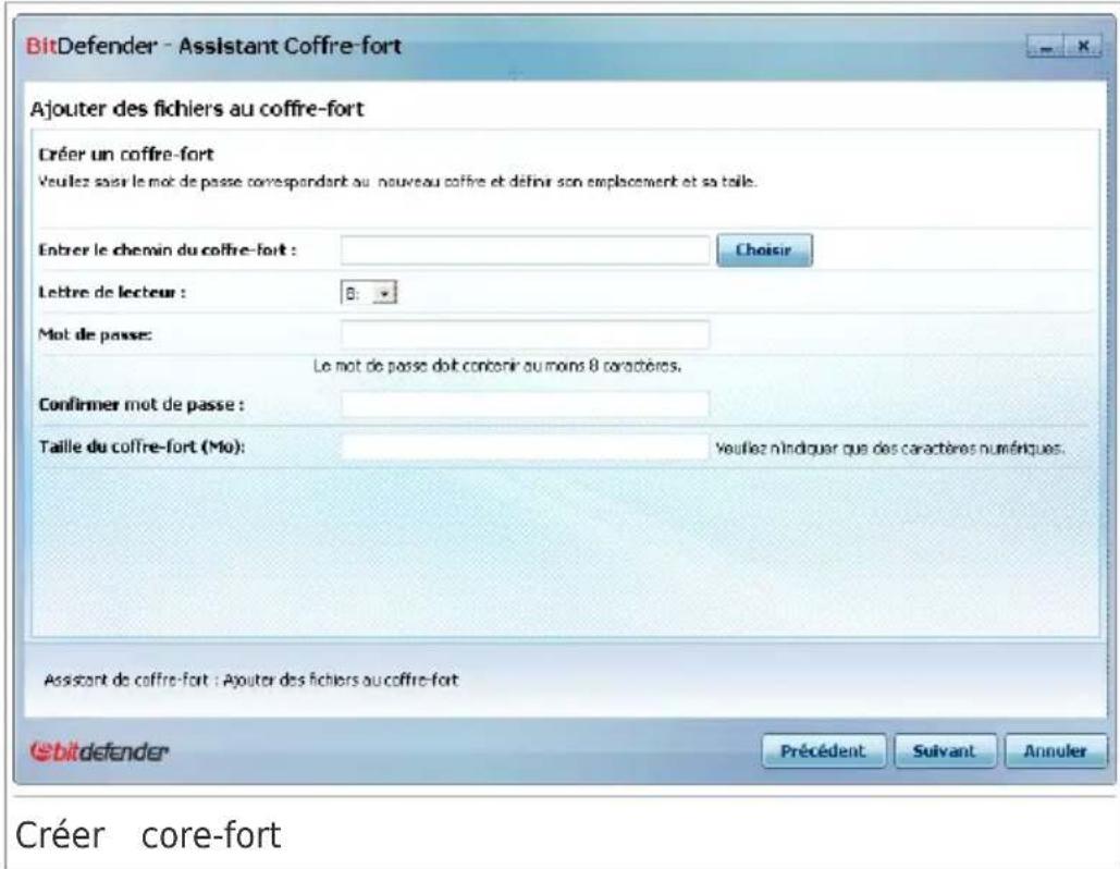 BITDEFENDER Total Security 2010 - Étape 3/6 - Créer un core-fort - 1