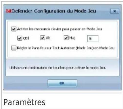 BITDEFENDER Total Security 2010 - Changer le raccoruci clavier du Mode Jeu - 1