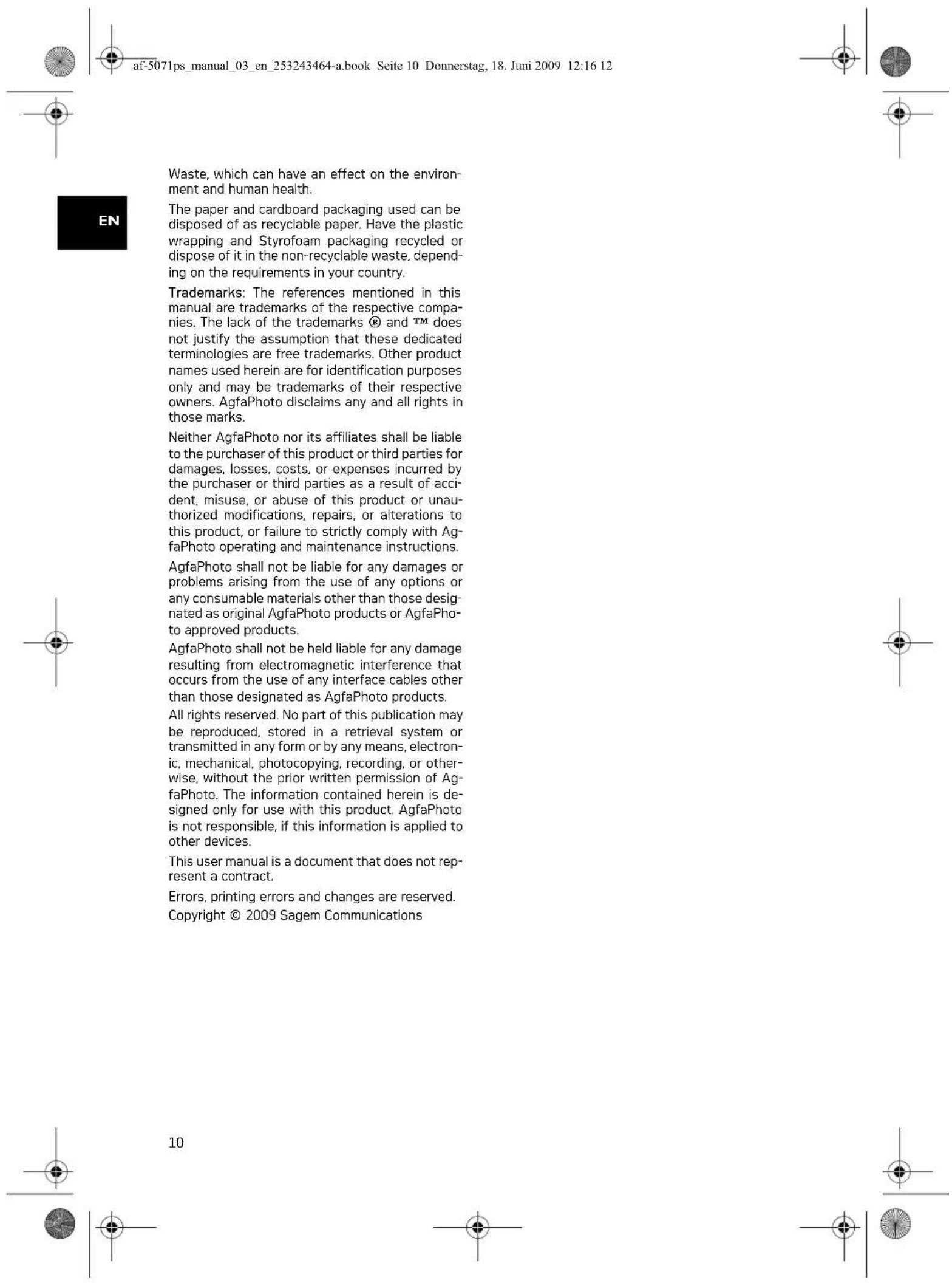 AGFAPHOTO AF 5071PS - Supported formats - 8