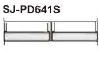 SHARP SJPD691SB - Medio estante (1 par) - 5