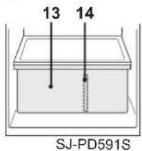SHARP SJPD691SB - Scheidingsplaat - 4