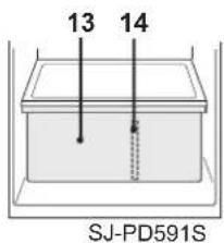 SHARP SJPD691SB - Trennboden - 1
